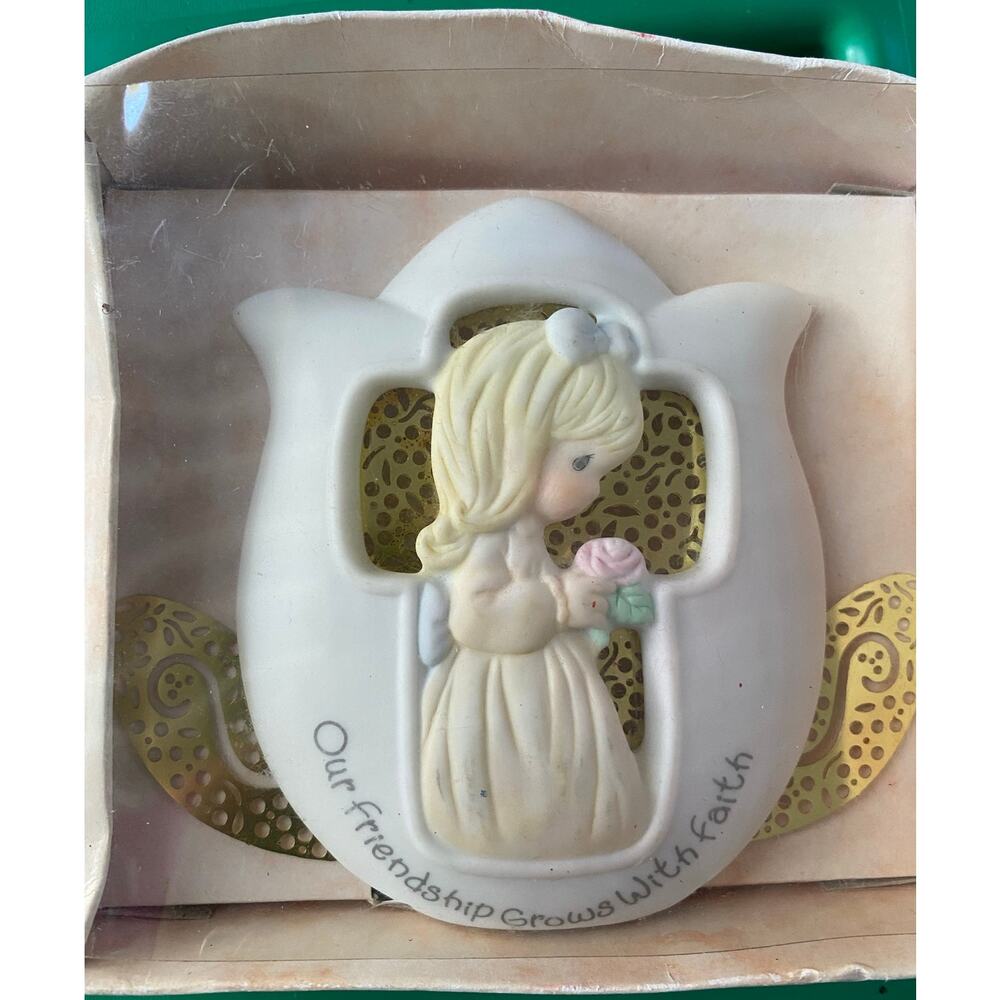 Enesco 2000 Precious Moments Our Friendship Grows With Faith 833533 Vintage